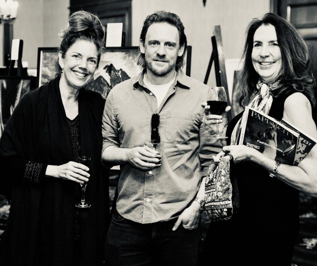 Cressandra Thibodeaux, Jon Tonks, Alison Medley at the 2026 FotoFest Biennial Gala and Fine Print Auction (Photo by Johnny Than)