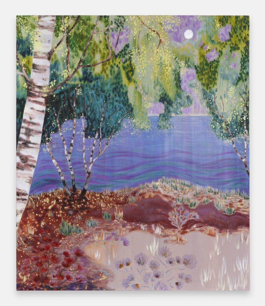 Freya Douglas-Morris, "First leaves of spring," 2025, at Alexander Berggruen. (© Freya Douglas-Morris. Courtesy the artist and Alexander Berggruen, NY.)