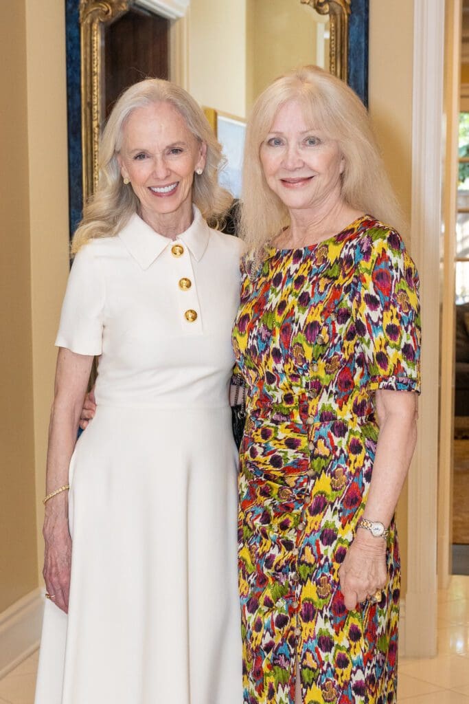 Susan Sarofim, Astrid Van Dyke at the French Heritage Society Houston Chapter inaugural event. (Photo by Jacob Power)