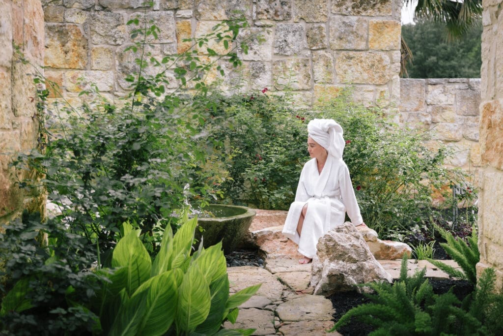 Relaxing post lymphatic massage at Lake Austin Spa and Resort. Photo courtesy of Lake Austin Spa.