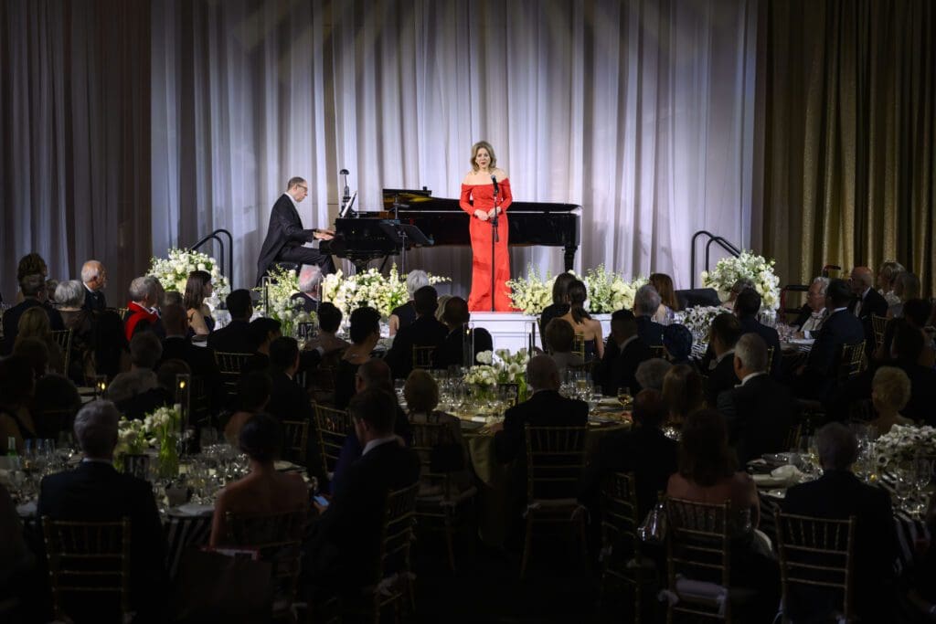 Richard Bado, Renee Fleming perform at the Houston Grand Opera ball