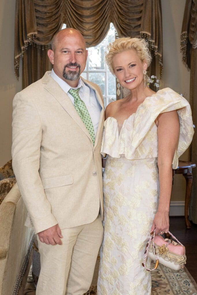 Jason & Katherine Castello at the French Heritage Society Houston chapter's inaugural event (Photo by Jacob Power)