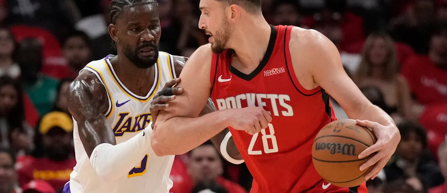 Alperen Şengün took to the LA Lakers after giving a speech to his Houston Rockets teammates earlier in the day.