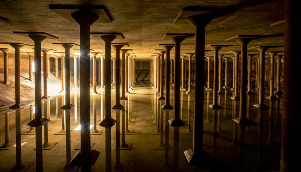 Journeying Beneath Houston — the Underground Cistern Brings Subterranean Art With a Mexican-Canadian Rebel