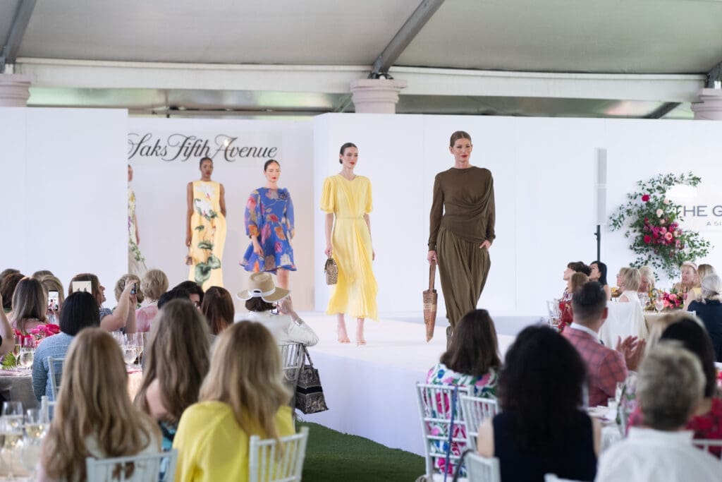 The Best of Saks Fifth Avenue presented by The Galleria at the Bayou Bend fashion show luncheon (Photo by Wilson Parish)