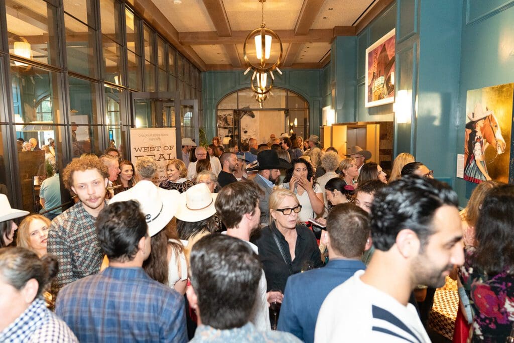 Large crowds gather at a past event organized by the Gallery at Bowie House. (Courtesy)