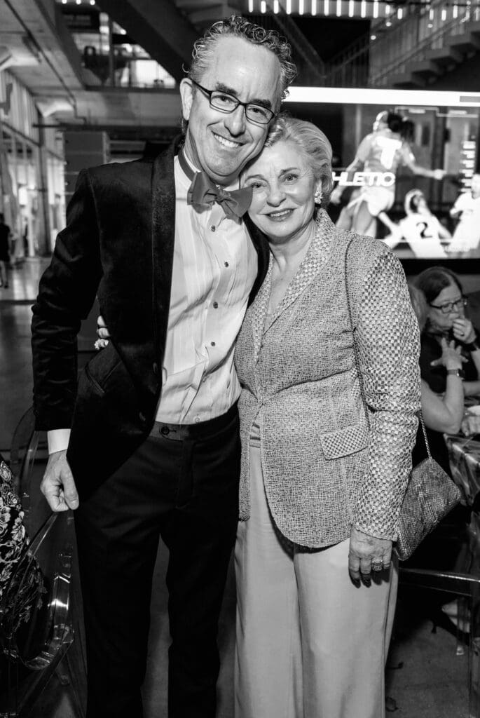 Dean Andrew Davis and honoree Regent Beth Madison at the University of Houston Kathrine G. McGovern College of the Arts 2026 Arts in Motion Gala (Photo by Jenny Antill Clifton)