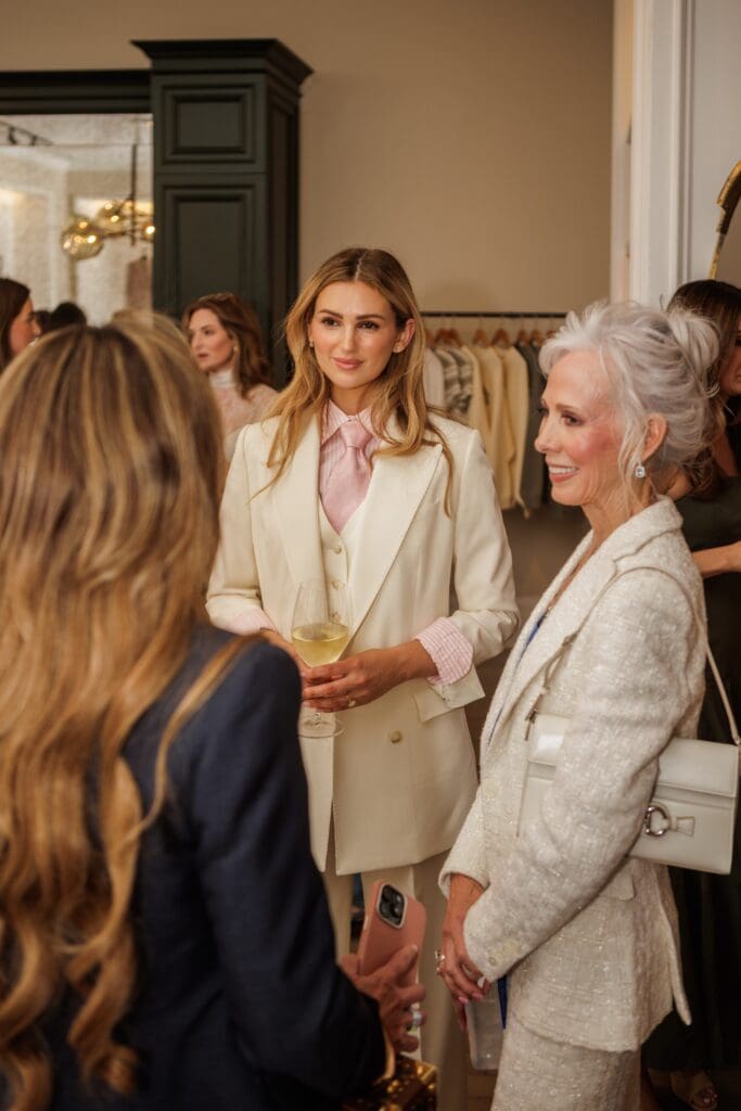 Demi McCormack, chief marketing officer of Studio Mayfair, with Kim Marling at the Pell 1990 boutique.