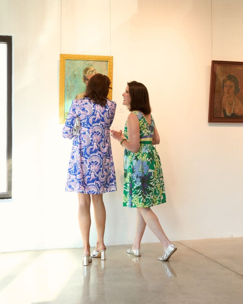 Many guests opted to wear vintage for the event. (Photo by Heather Halbert)