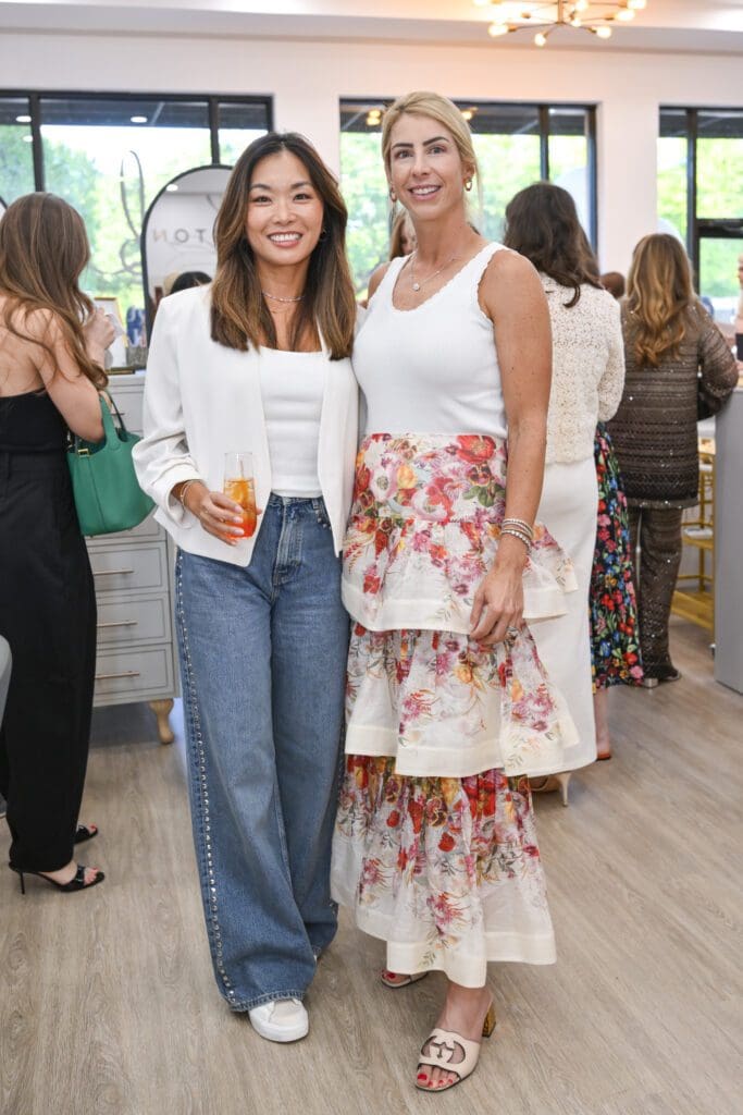 Jen Ra, Kendall Vincent at the Blushington River Oaks VIP preview party