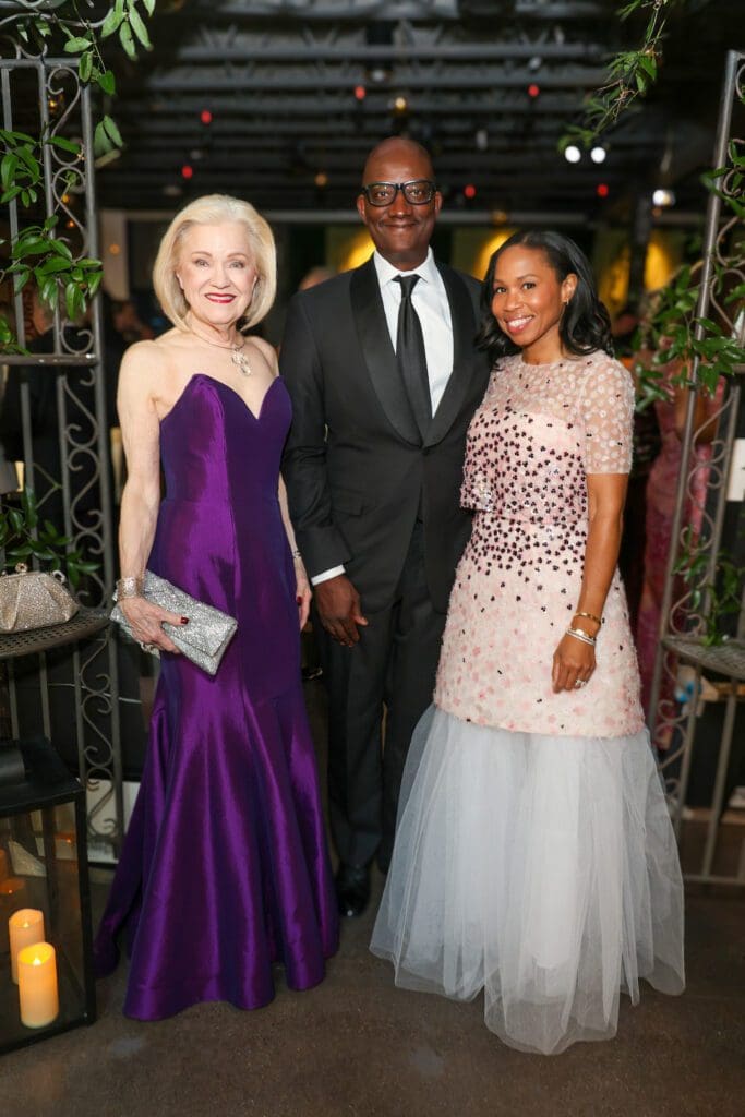 Jo Furr, Derrick Mitchell & Roslyn Bazzelle Mitchell at Stages 'Gala at The Gordy' (Photo by Priscilla Dickson)