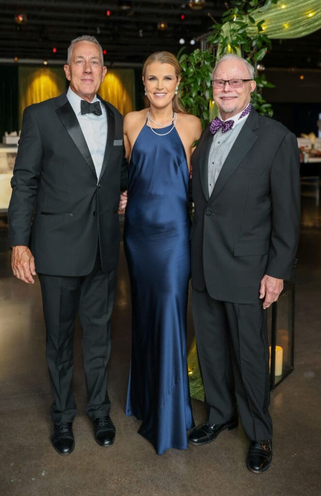 John Chandler, Gwen Watkins, Jim Nicklos at Stages 'Gala at The Gordy' (Photo by Priscilla Dickson)