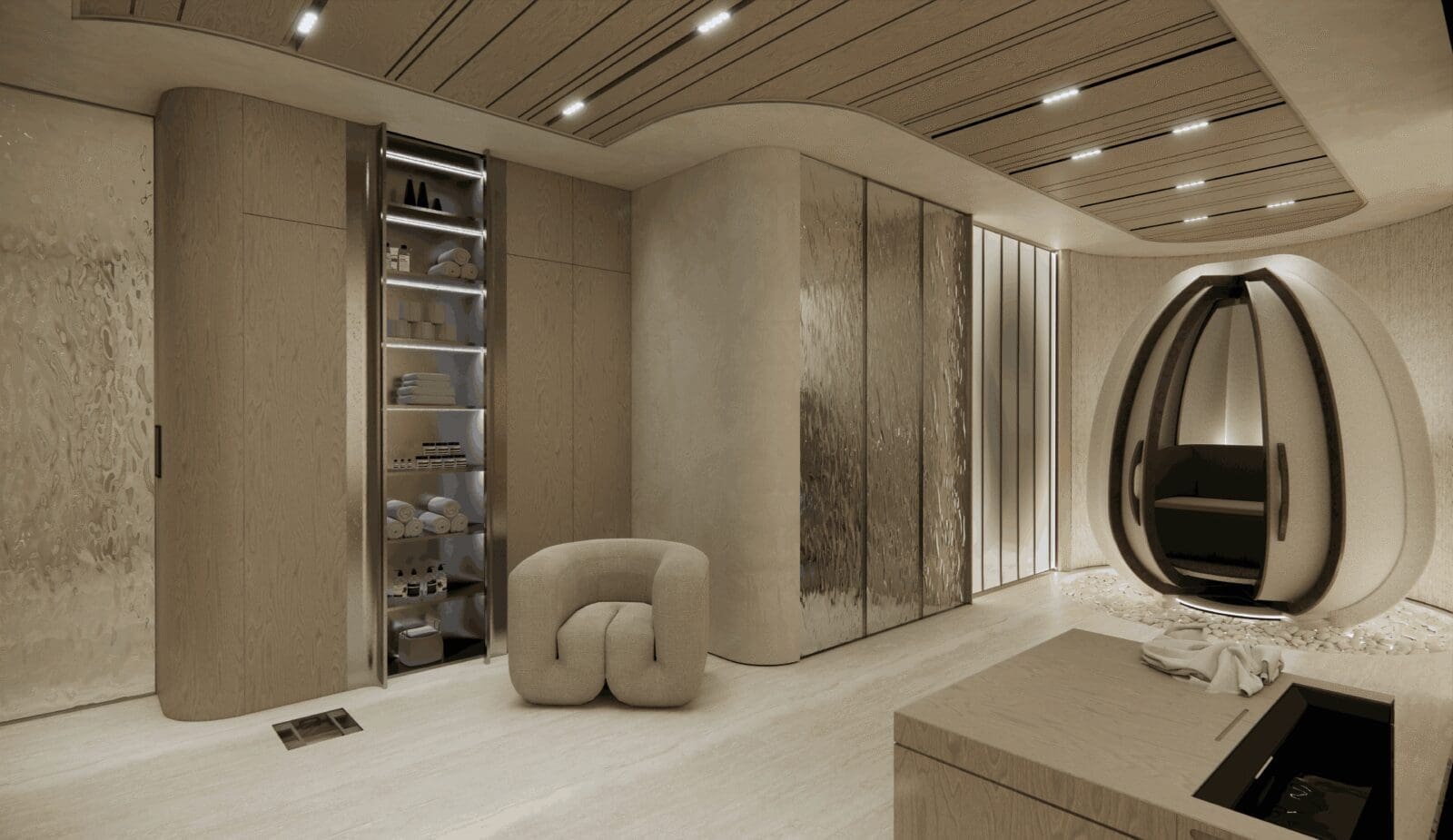 KA Residences brings Merkaba Rooms, the first fully developed in-residence wellness space.