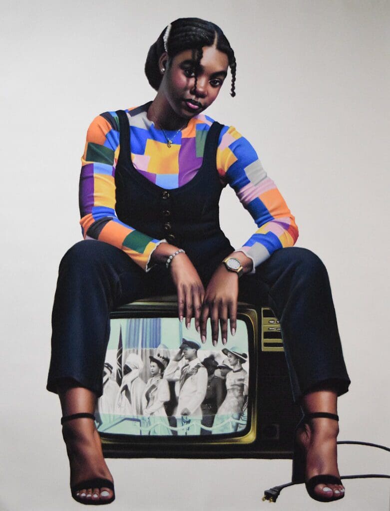 Kingsley Onyeiwu, "Colossus Rewired," 2025, at Hooks-Epstein Galleries
