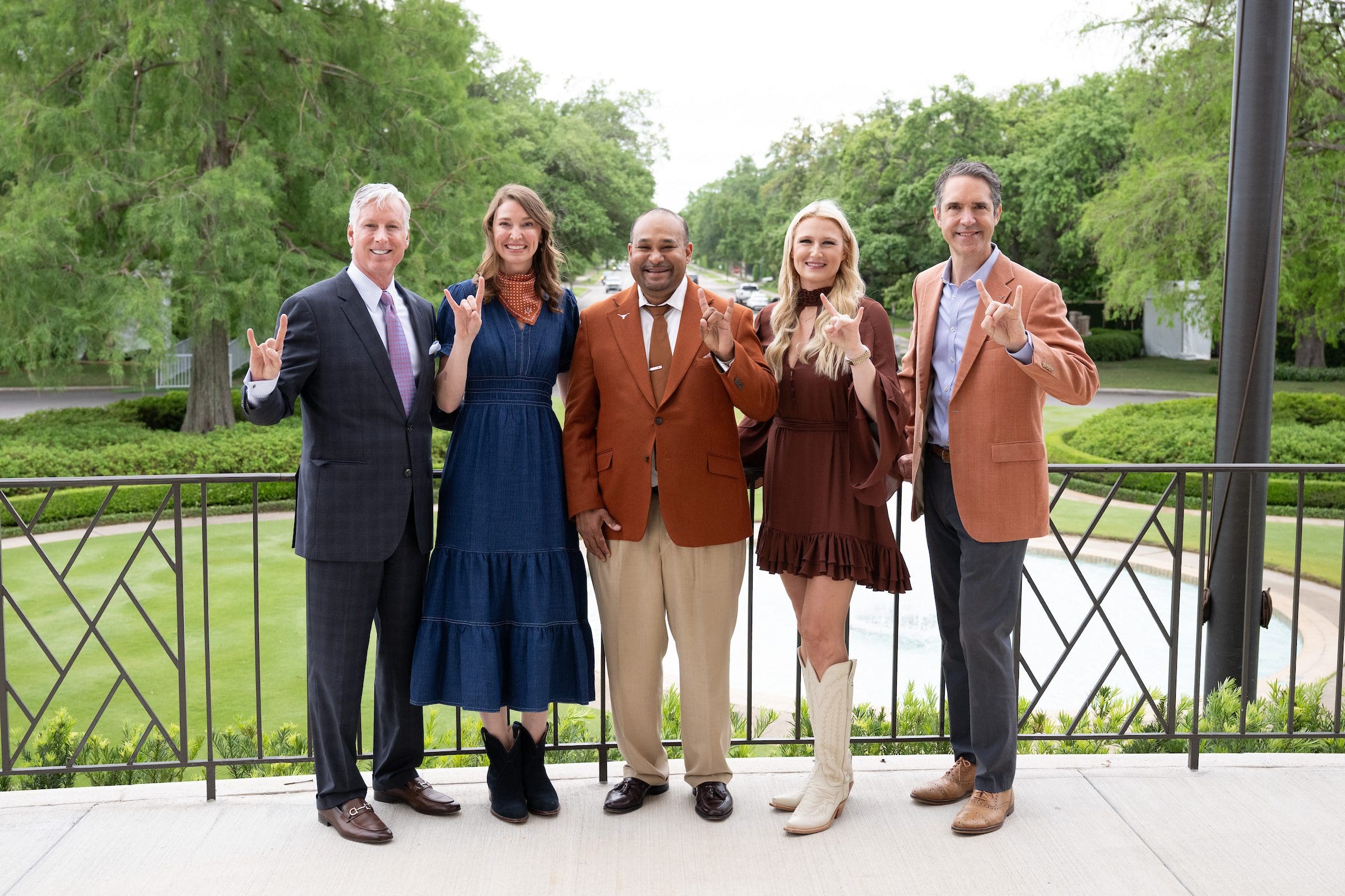 Robert Jones, Nancy Genitempo, Waheed Bhuyan, Lauren Laigle, Dean Bobby Chesney photo by Wilson Parish