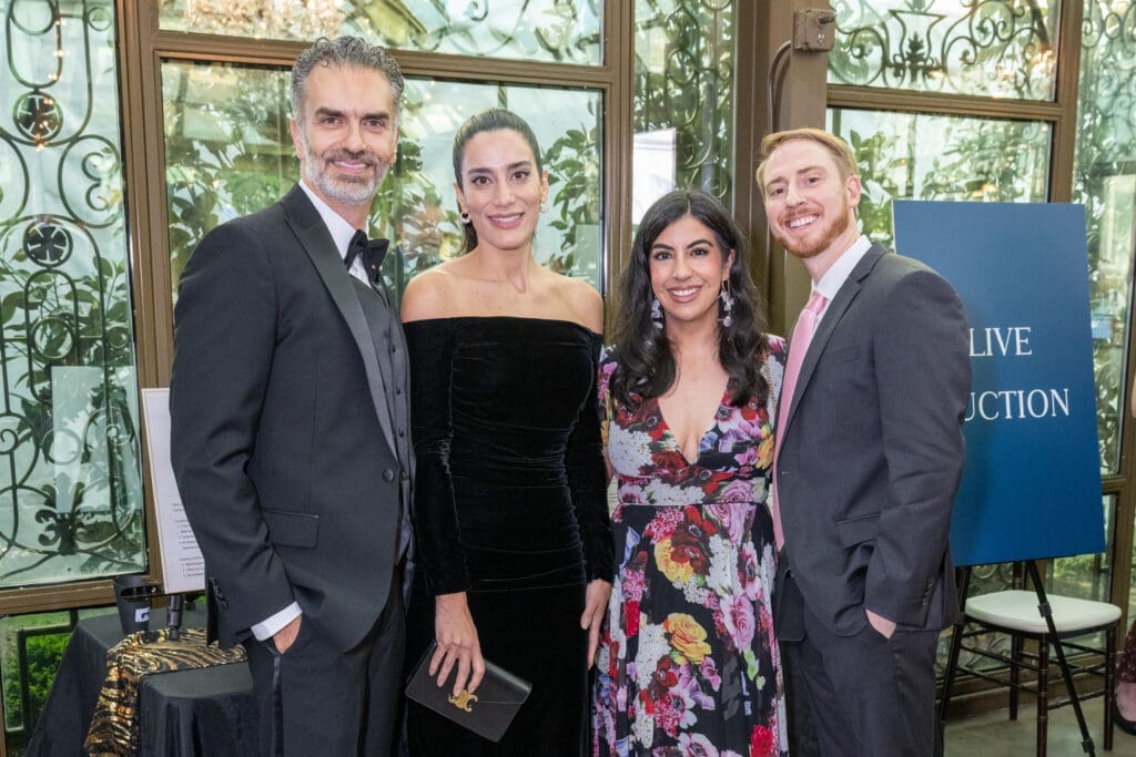 Salim & Rita Hayek, Amy Gonzales, Stephen James at The Bryan Museum gala (Photo by Jacob Power)