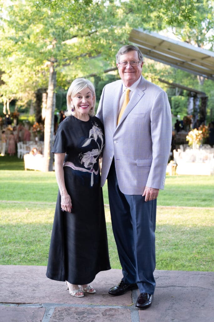 Sharyn & Jim Weaver at the Bayou Bend Garden Party (Photo by Wilson Parish)