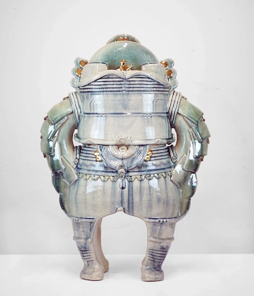Hayun Surl, "Guardian 18," 2025, at Hooks-Epstein Galleries