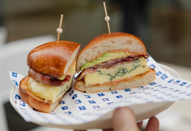 For breakfast at The Bread Club, don't miss The Breakfast Sandwich. (Courtesy)