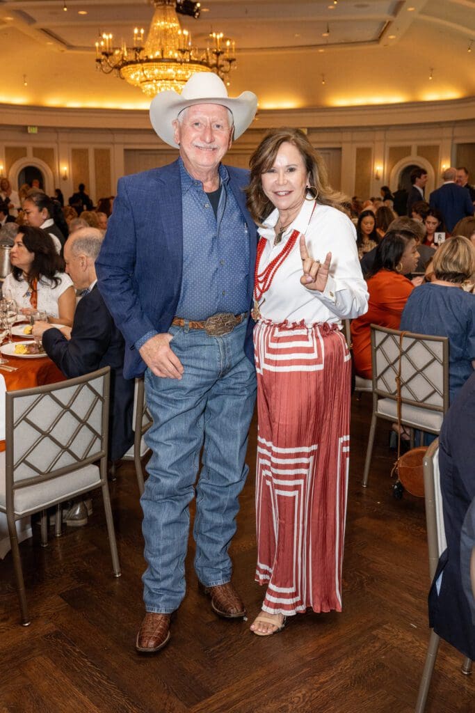 Thomas & Cyndy Garza Roberts at the Texas Exes scholarship ball (Photo by Jacob Power)