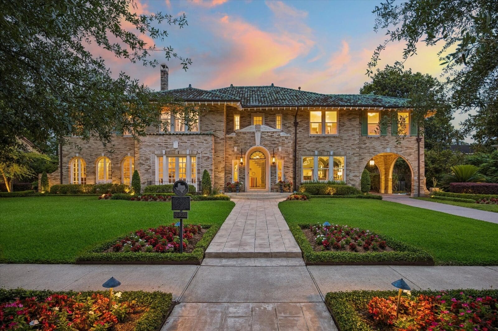 The historic home at 15 Courtlandt Place was built in 1925, carefully renovted in 2019 and today is listed for $4.6 million with Compass.(Photo by Tk Images)