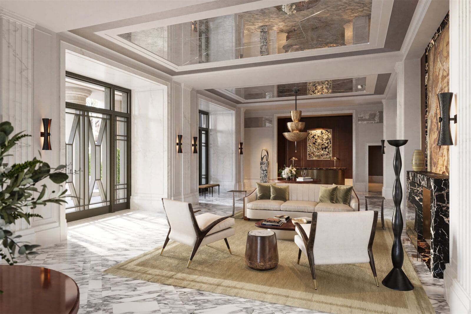 Dan Fink and Lucien Lagrange Combine Classical & Contemporary Ideas for Rosewood Residences Turtle Creek