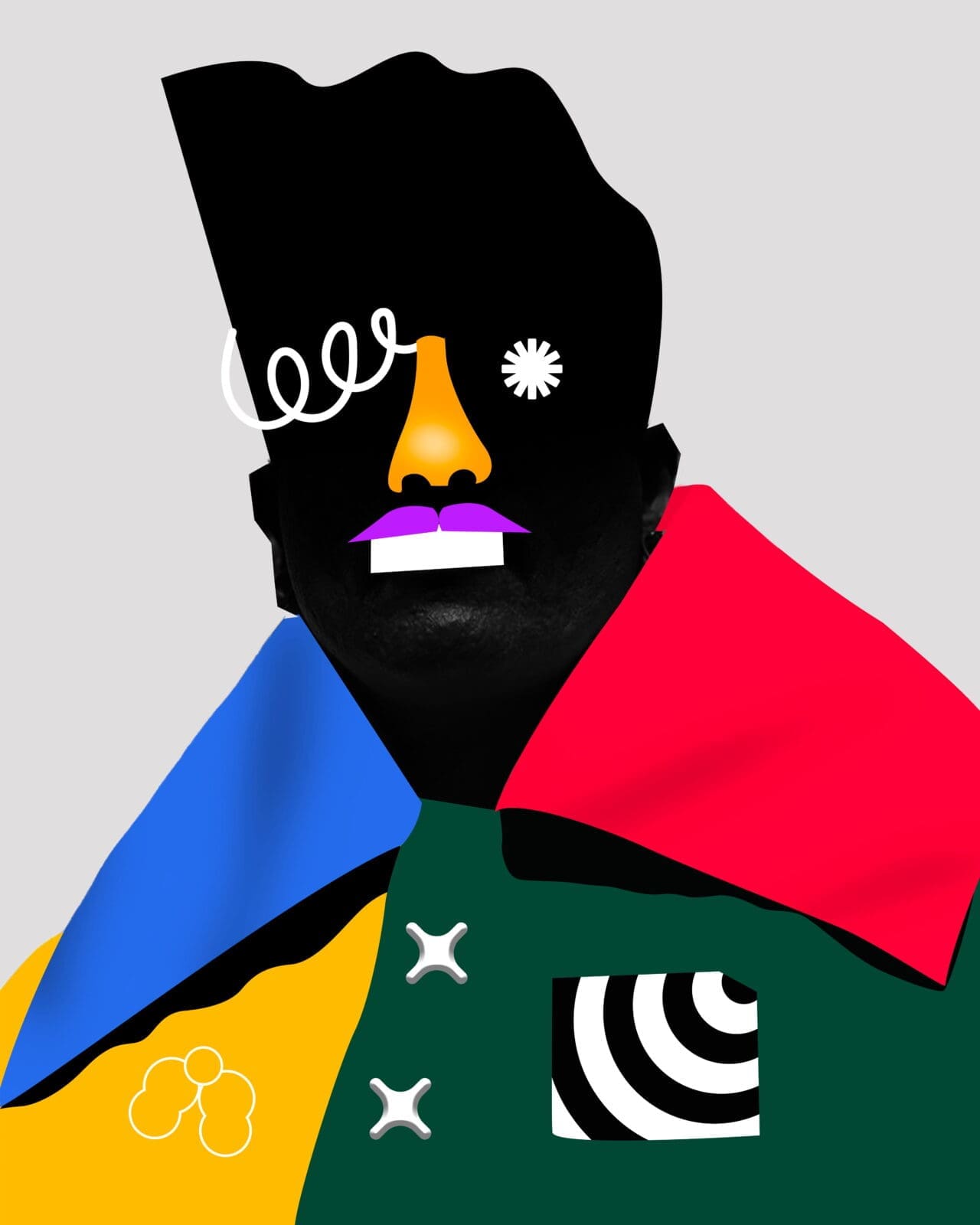 Temi Coker's graphic prowess is on view in this work for his "A Poster a Day" project (Courtesy Adobe Stock/Temi Coker)