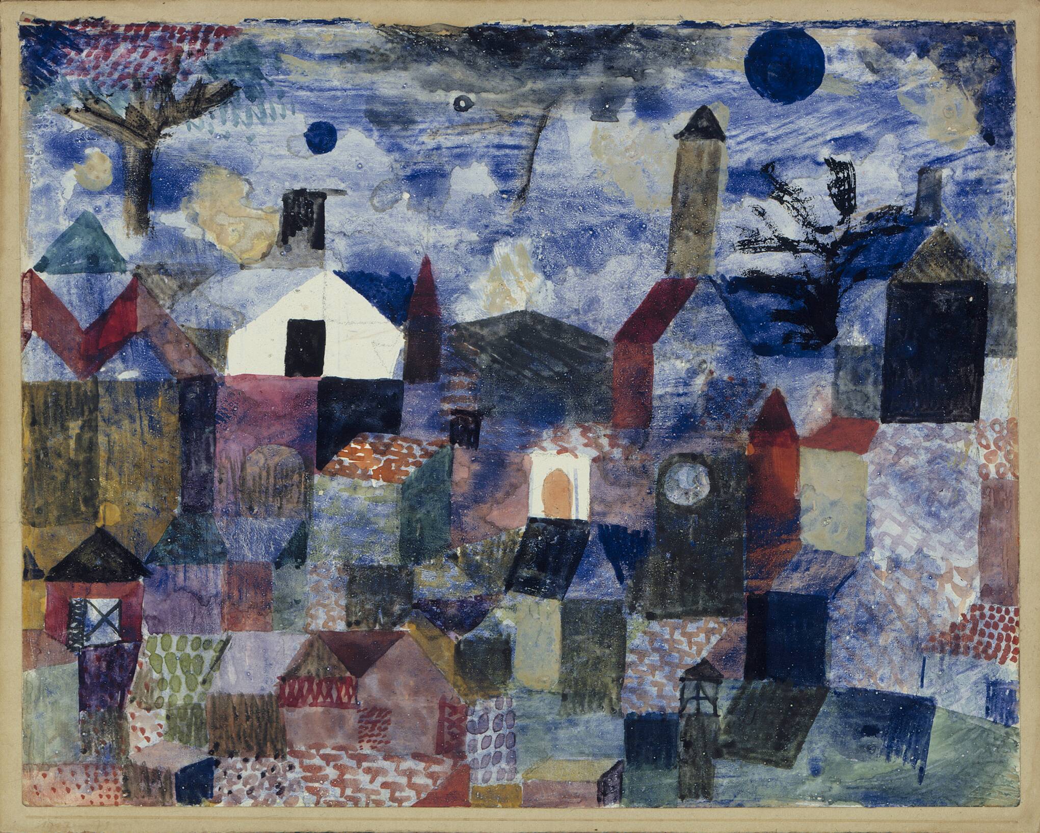 Paul Klee, Landscape in Blue, 1917