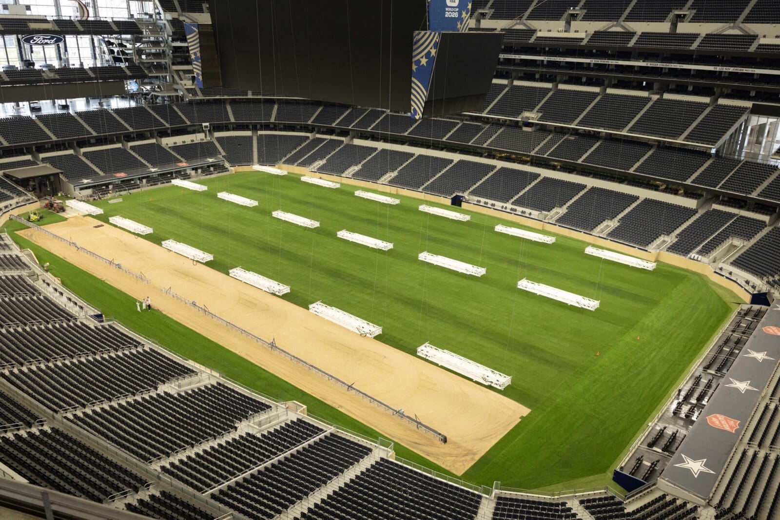 Dallas Stadium in Arlington — FIFA’s tournament name for AT&T Stadium — will host nine matches during the 2026 FIFA World Cup, more than any other North American venue. (Courtesy)