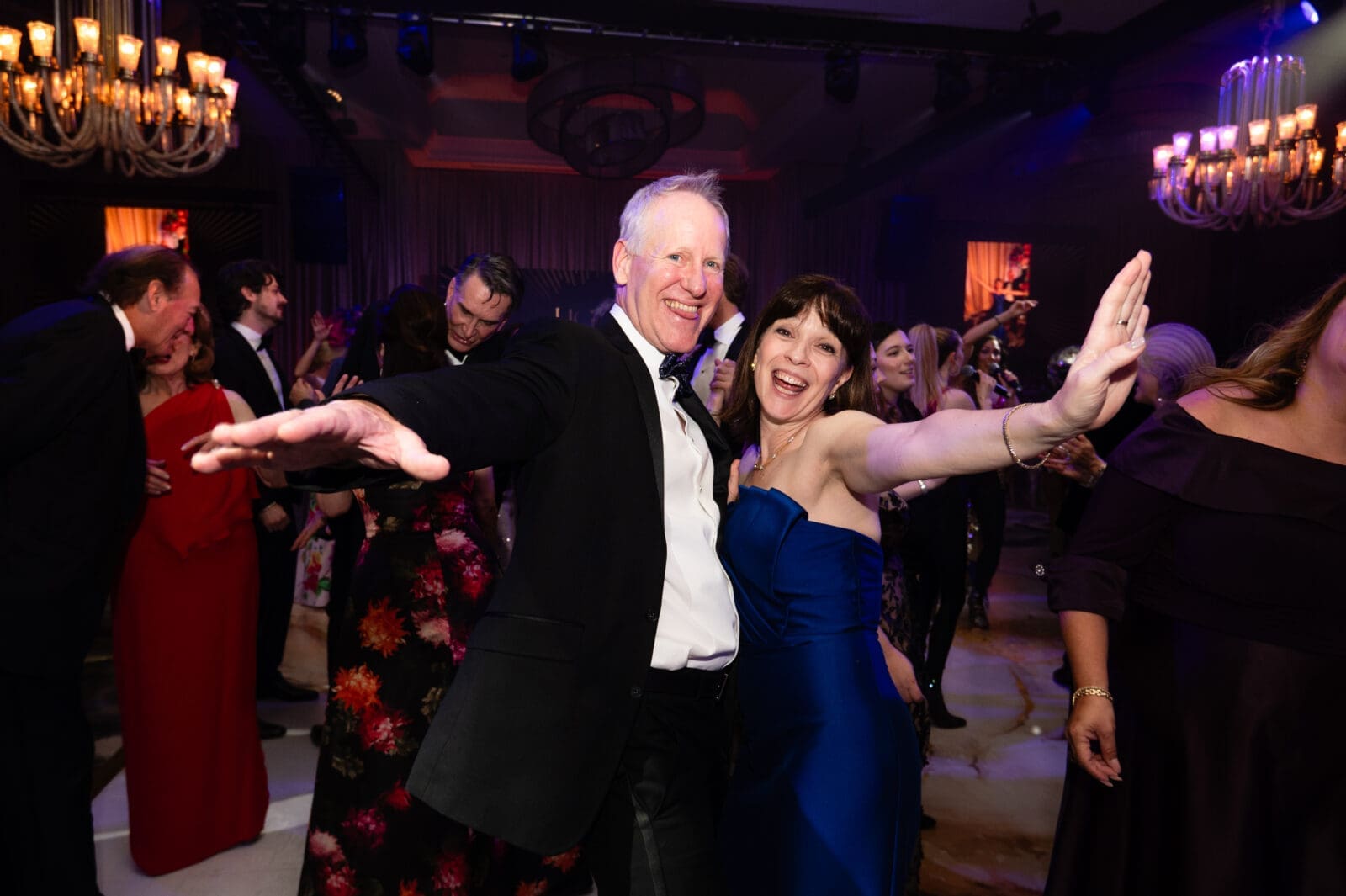 Resident Acting Company Members Chris Hutchison and Elizabeth Bunch at the Alley Theatre gala (Photo by Tasha Gorel)