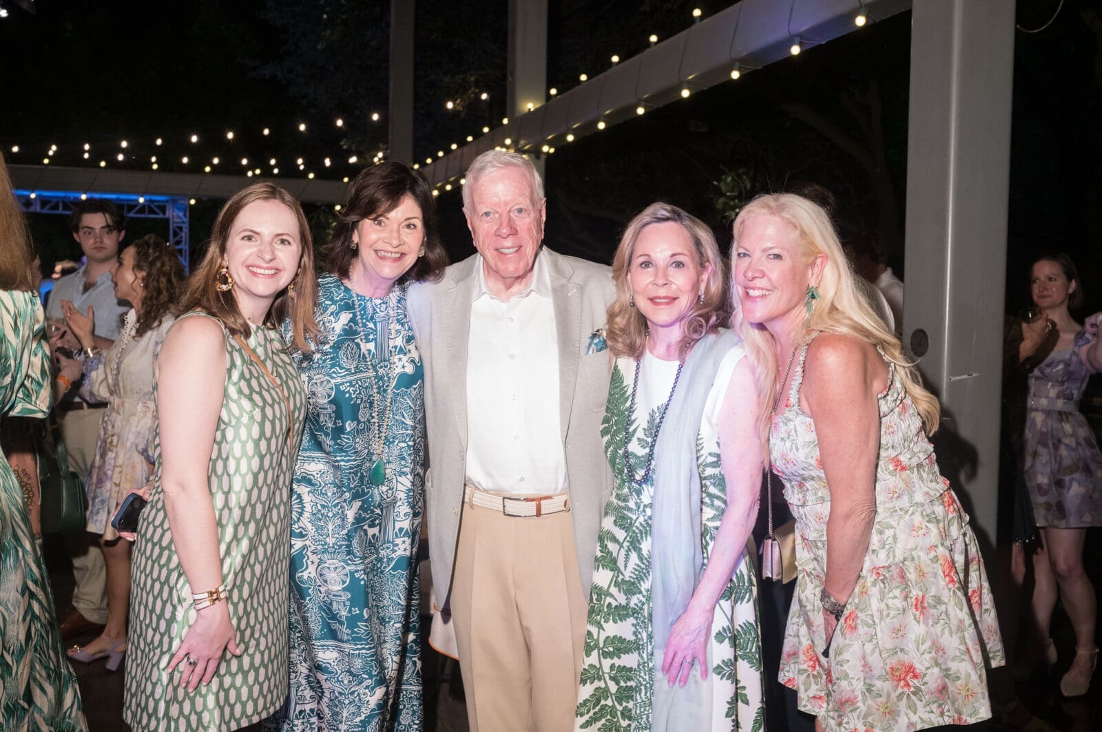 Kara Neumann, Roxann Neumann, Rich Kinder, Nancy Kinder, Kara Kinder Vidal at Discovery Green's at Discovery Green's 'A Night of Discovery' (Photo by Daniel Ortiz)