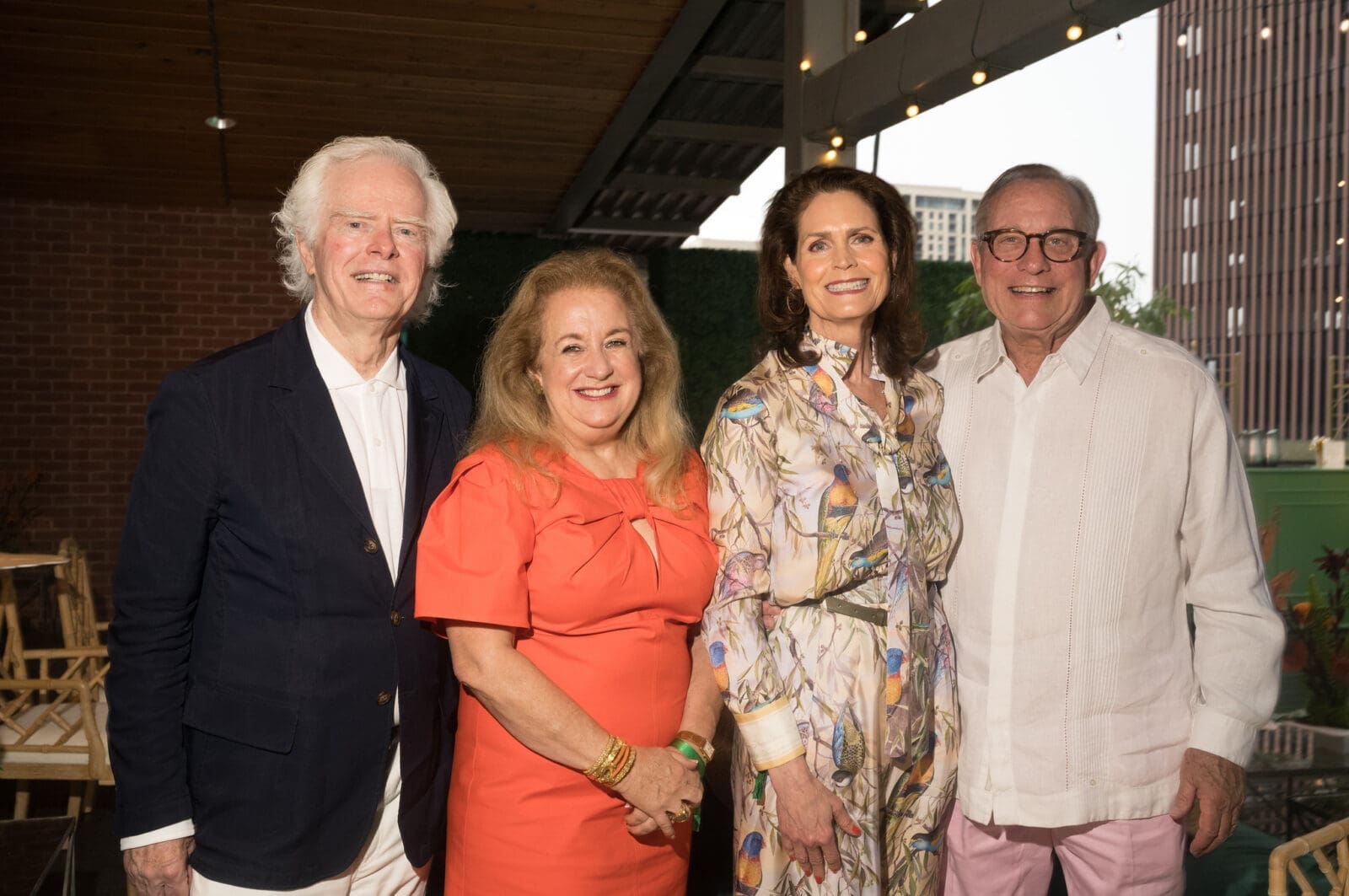 Scott & Yvonne Ziegler, Laura & Bobby Wheless at Discovery Green's 'A Night of Discovery' (Photo by Daniel Ortiz)