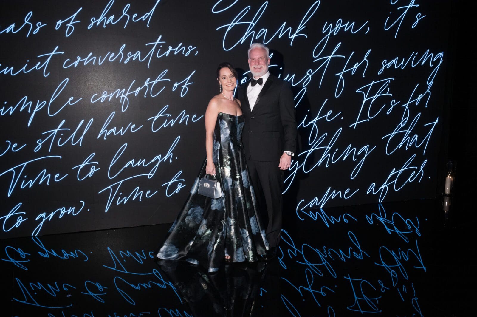 Angie & Zach Matula at the Memorial Hermann 'Signed, Sealed, Delivered' gala (Photo by Daniel Ortiz)