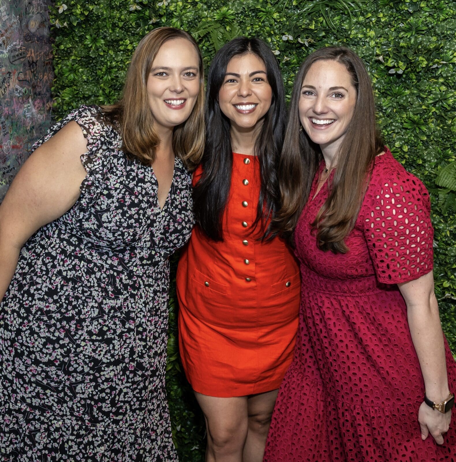 Anna Gryska, Victoria Villareal, Kristen Hendel at Women of Wardrobe Spring Fling (Photo by Emily Jaschke)