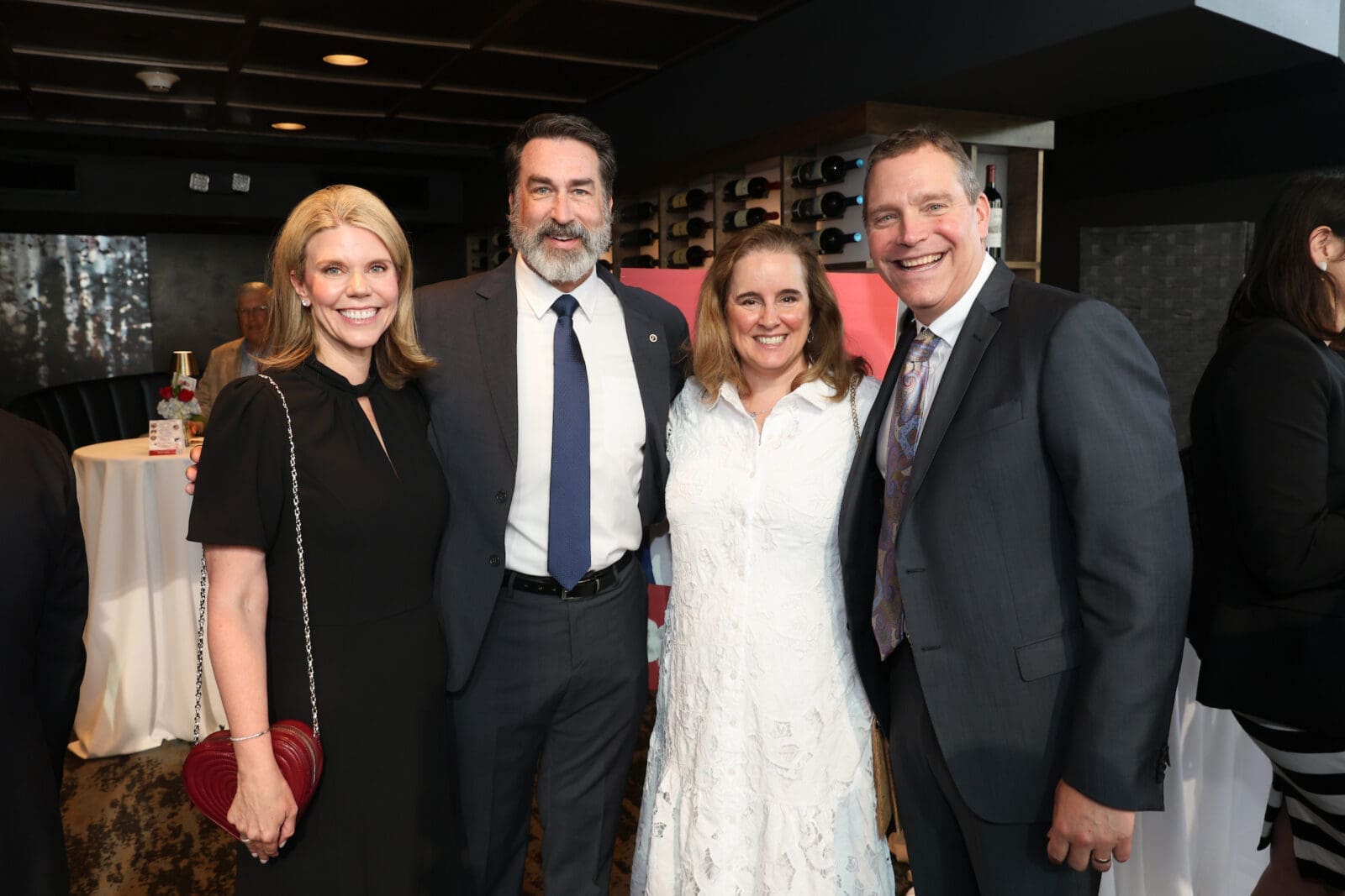 Claudie Kreisle, Rob Riggle, Carrie & Mike Zamora at the Celebration of Reading (Photo by Priscilla Dickson) 