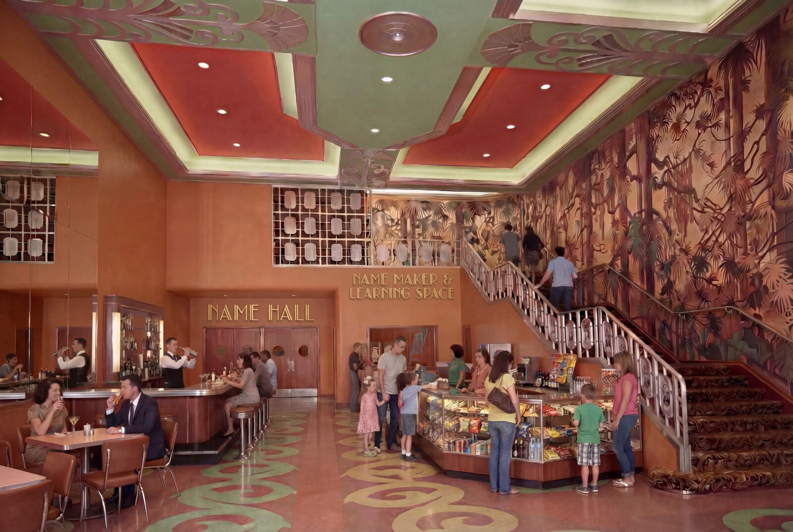 The proposed restoration blends historic preservation with contemporary use.