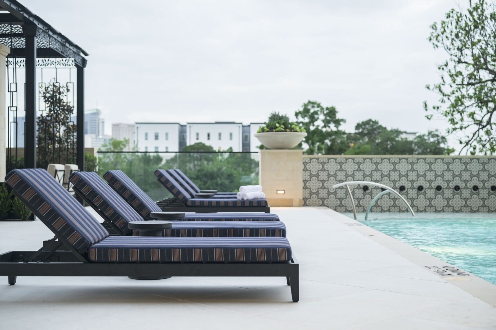 Poolside at The Langley
