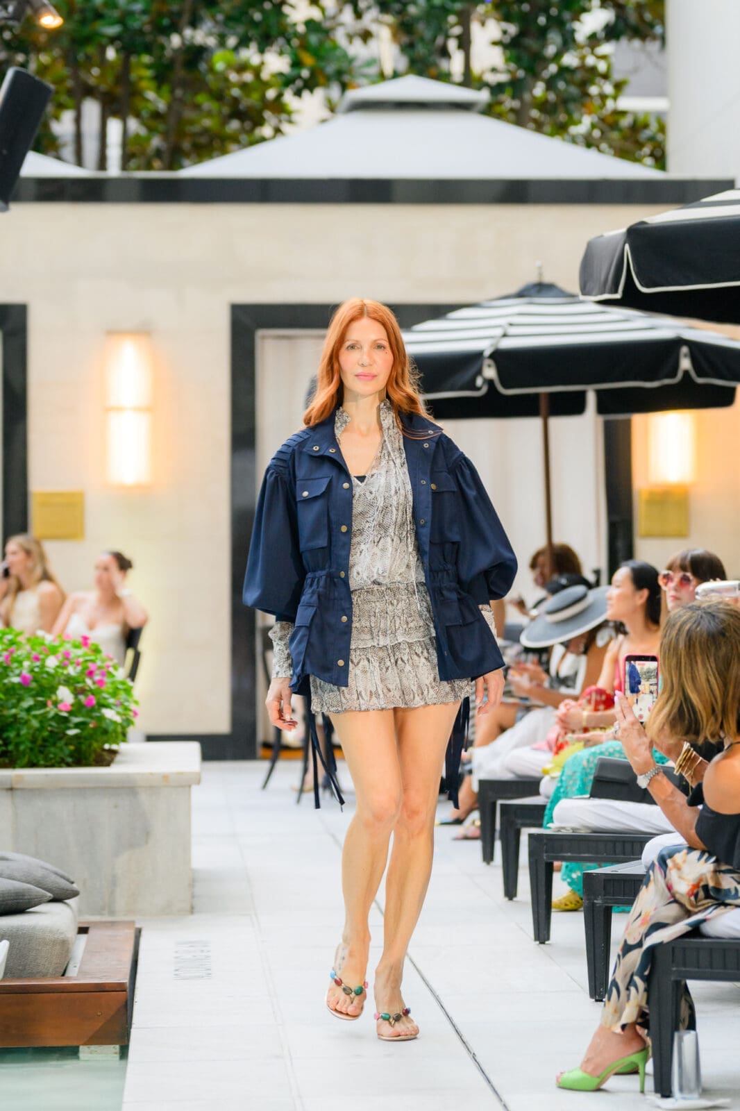 Christy Lynn 2026 High Summer fashions on display at the Post Oak Hotel (Photo by Si Vo)