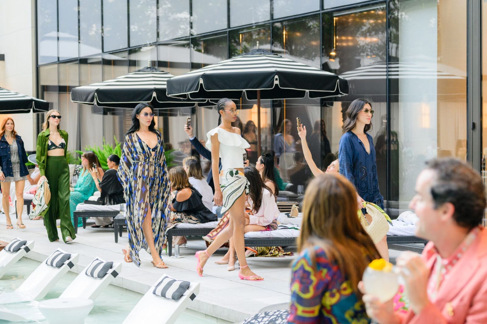 Diving Into Swimwear at The Posh Post Oak Hotel Pool — Christy Lynn Keeps It Bikini Chic