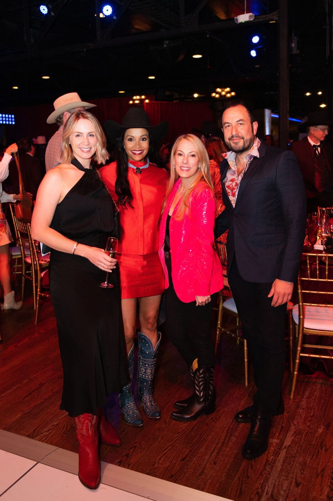 Callie Wade, Amanda Gadison, Amy Green, Luis Araujo (Photo by Tamytha Cameron)