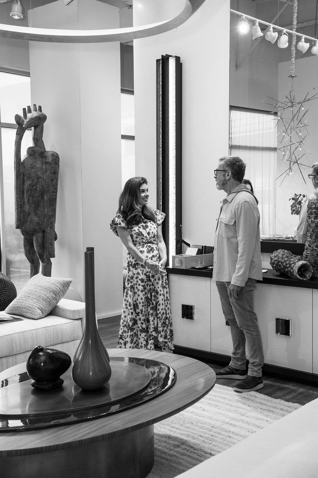 Natasha Baradaran, Rick Rozas (Photo by Tamytha Cameron)