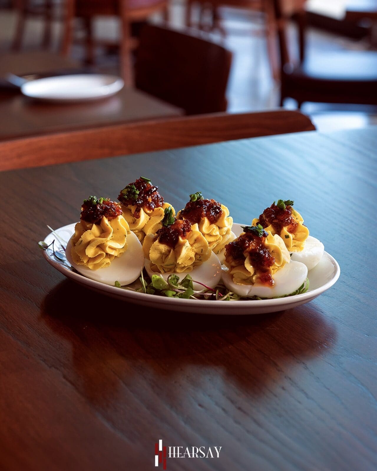 Hearsay deviled eggs
