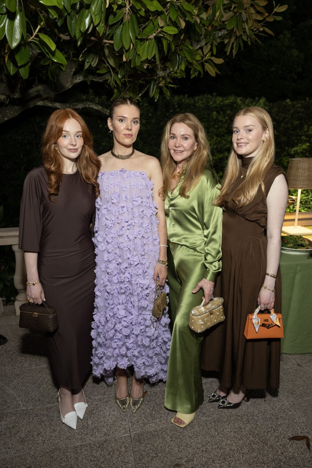 Kate Glover, Elizabeth Glover, Marie Glover, Samantha Glover, at the Rienzi Spring Party (Photo by Jenny Antill)