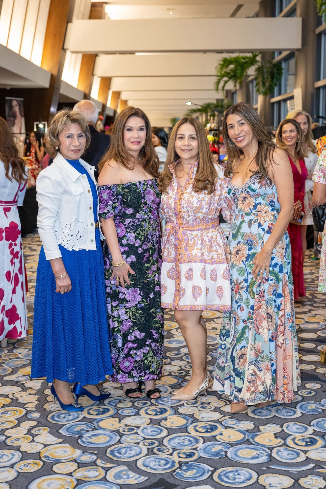 Magdalena Ortega, Esmeralda De La Cruz, Angelica Alvarez, Gabriella Sinclair at the Latin Women's Initiative 'Viva la Moda' event (Photo by Jacob Power)