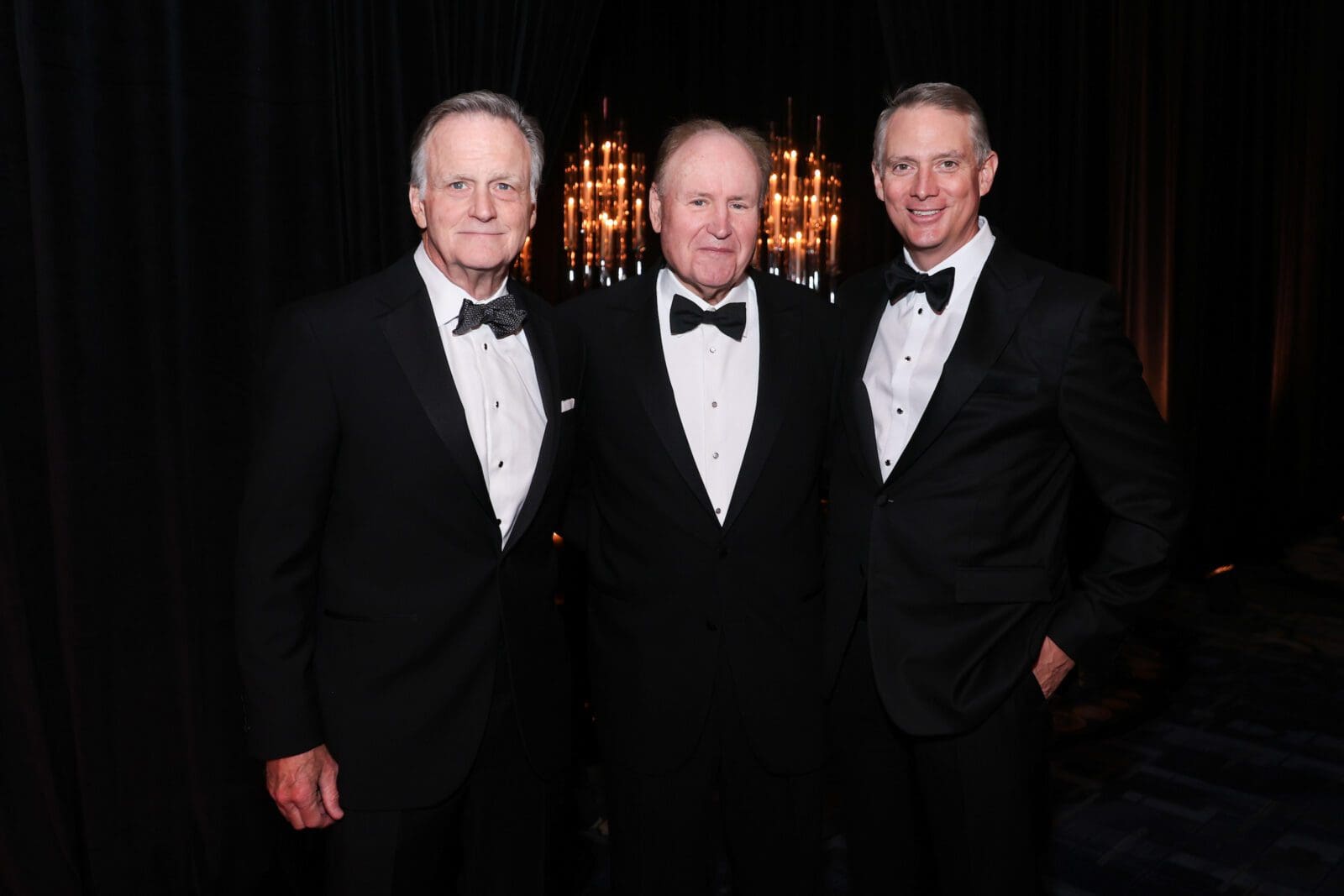 Marty Phillips, Gary Petersen, Langston Turner at the Memorial Hermann 'Signed, Sealed, Delivered' gala (Photo by Priscilla Dickson)