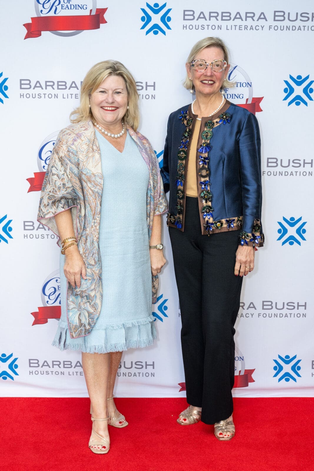 Maureen Higdon, Stick Delaup at 'A Celebration of Reading' (Photo by Jacob Power) 