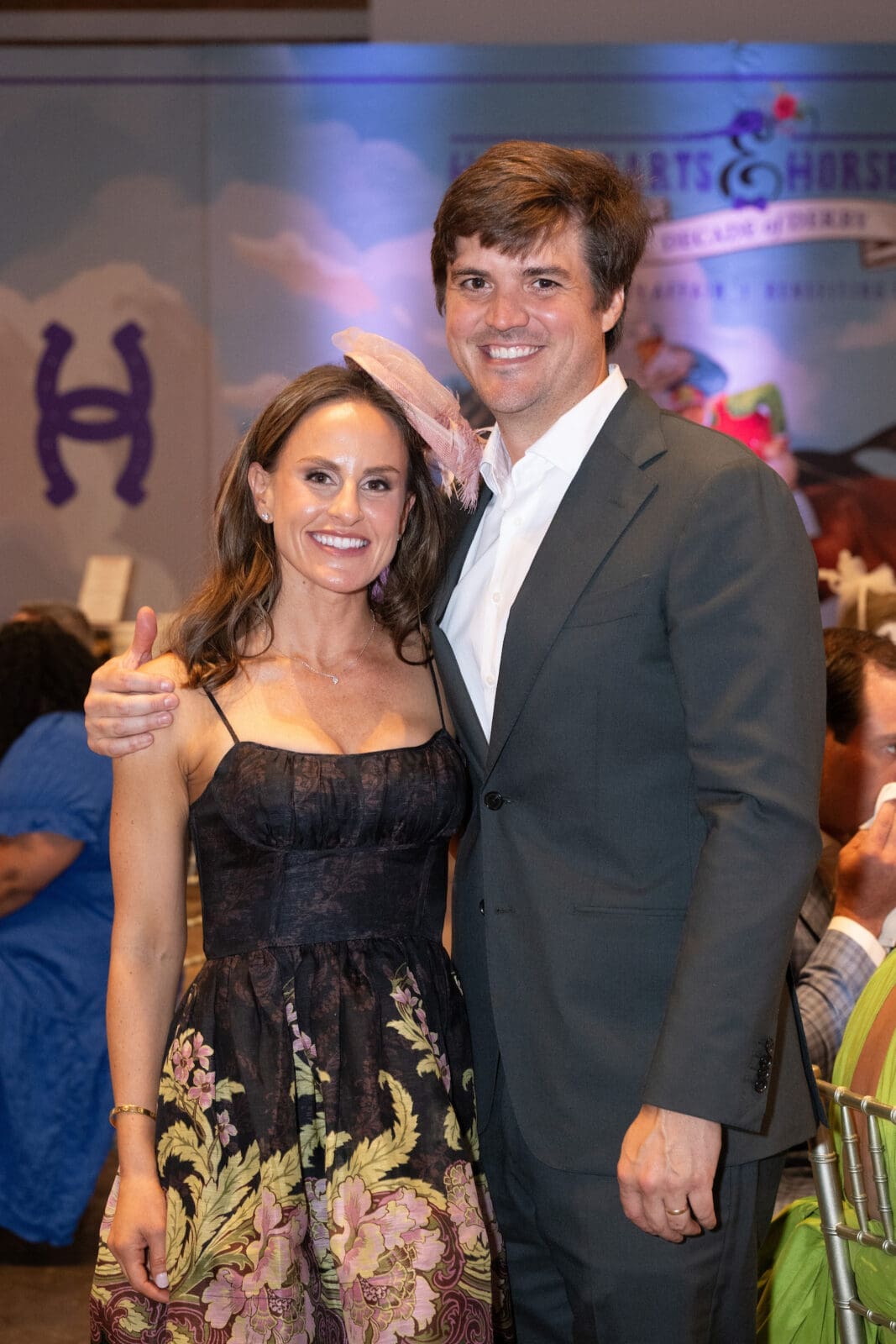 Megan & reor Grall at Bo's Place 'Hats, Hearts & Horseshoes: A Decade of Derby' (Photo by Wilson Parish)