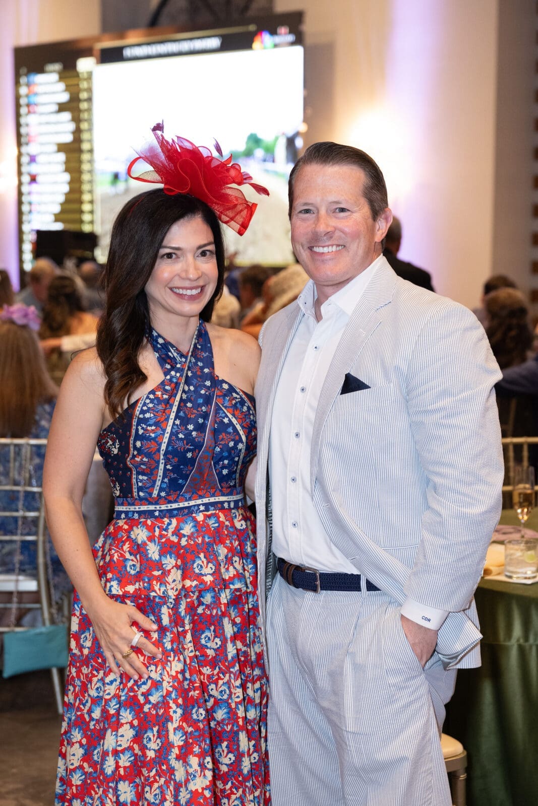 Nina & Clint Rand at Bo's Place 'Hats, Hearts & Horseshoes: A Decade of Derby' (Photo by Wilson Parish)