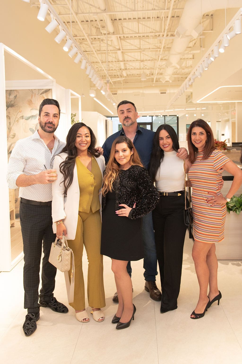 Parham Abbasi, Courtney Austin, Yayam Abbasi, Diana Alvarado, Arezou Maghami, Leyla Badiozamani (Photo by Tamytha Cameron)