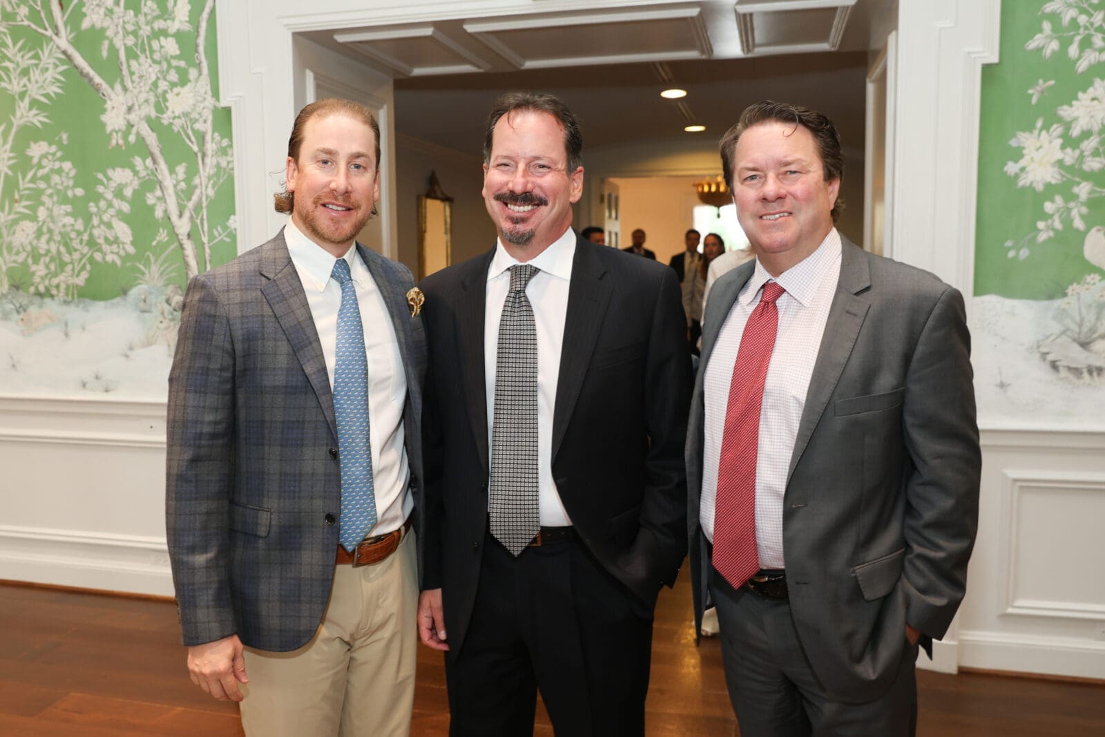 Ross Robin, Alan Bigman, Michael Mithoff at the Men of Distinction luncheon